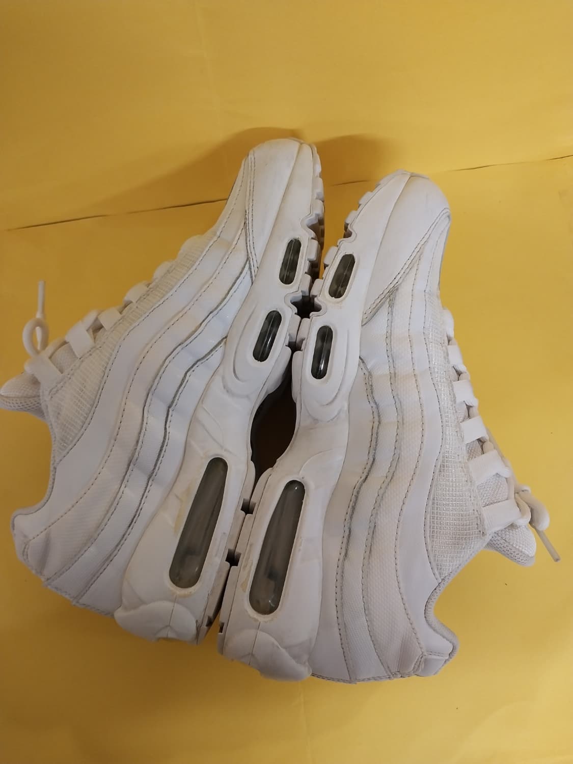 남성 나이키 에어맥스 95 에센셜 화이트블랙 운동화 (265) 상품이미지7