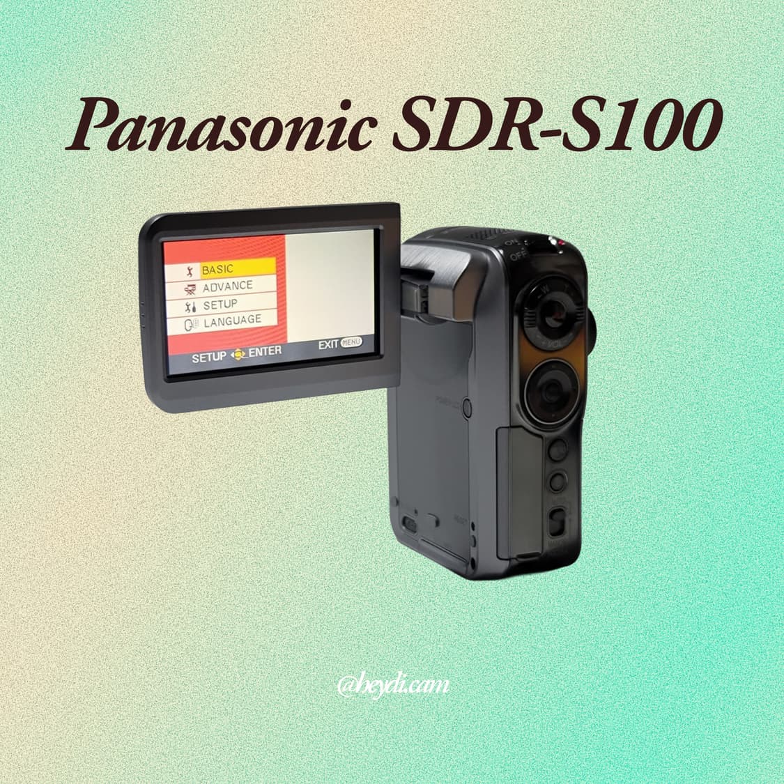 (강민경 캠코더) 파나소닉 sdr-s100 미개봉배터리1추가! 상품이미지1