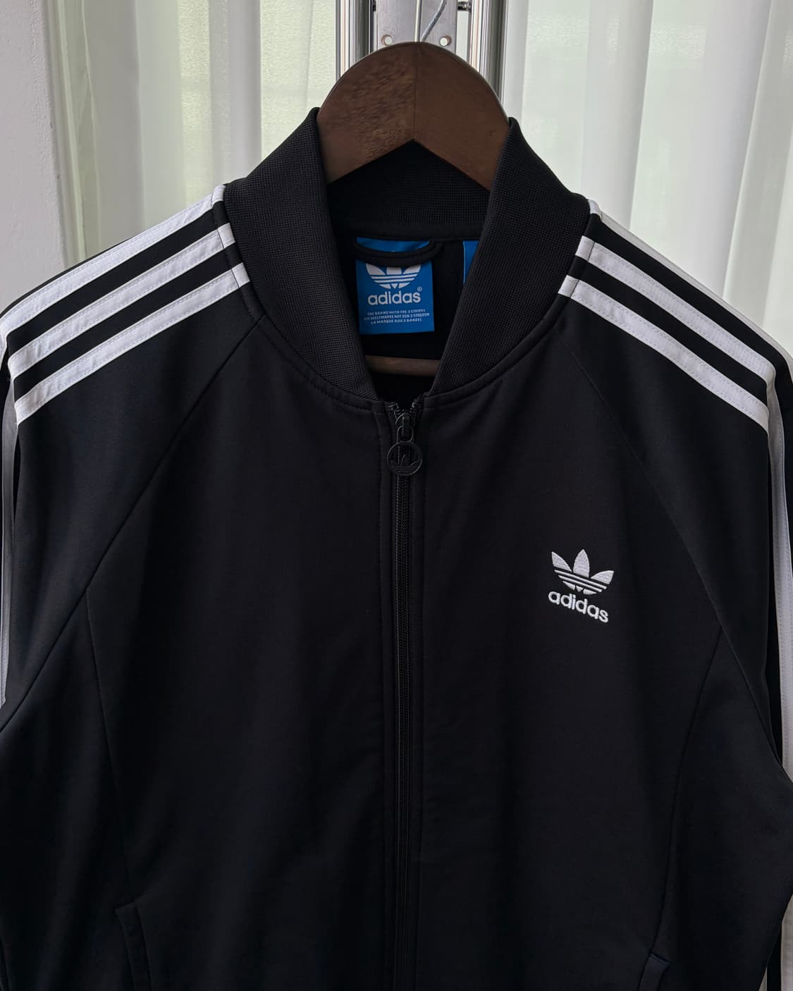 [XL]아디다스 트레포일 SST 블랙 트랙탑 져지 상품이미지4