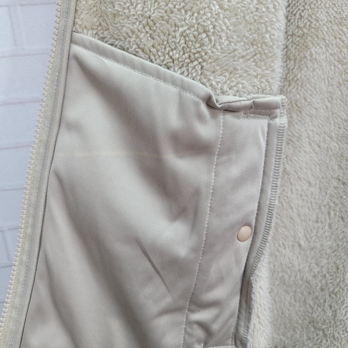 노스페이스 베이지 플리스 후리스 집업 자켓 남여공용 남S 여M 사이즈 상품이미지7