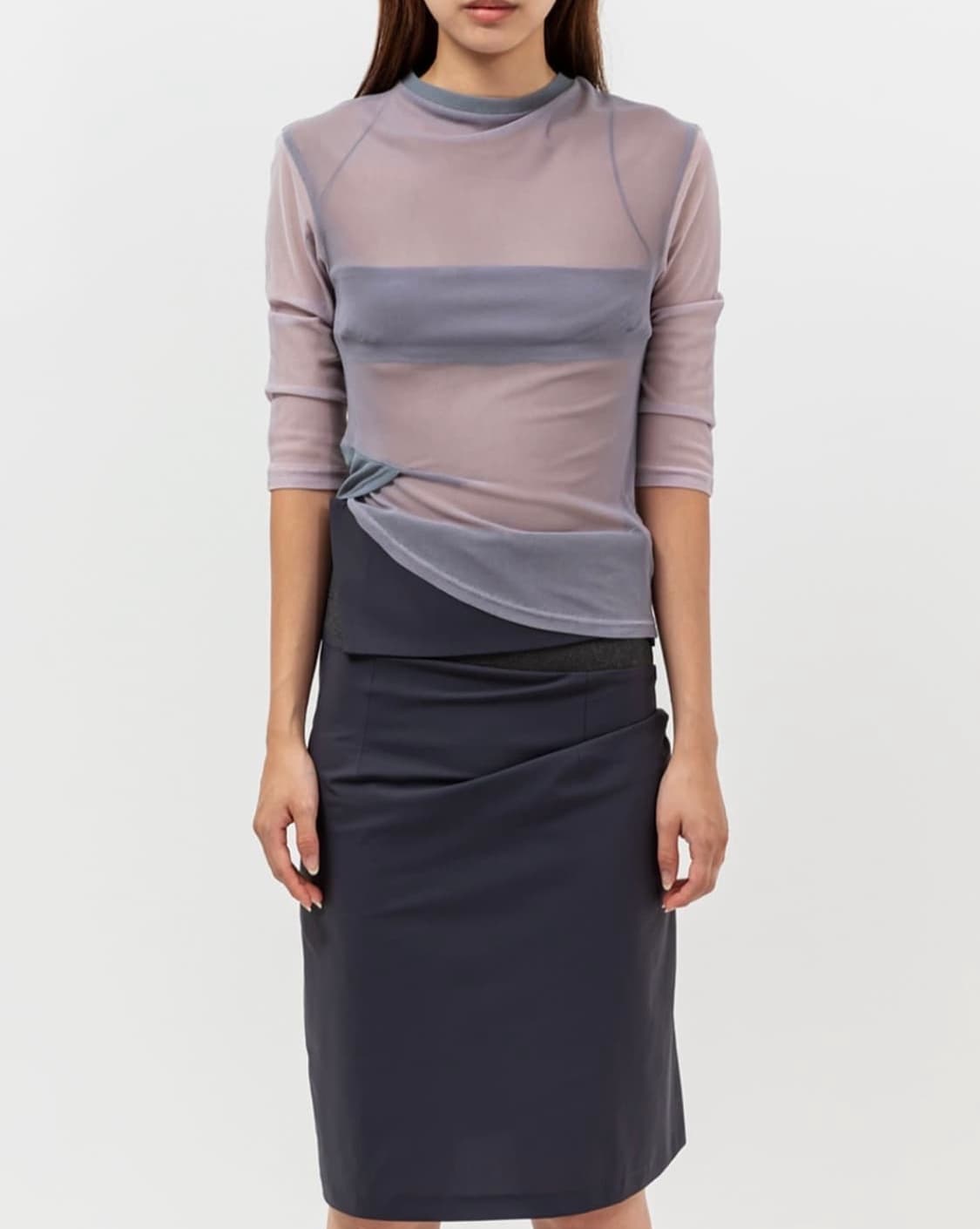 울리카상투스 언발란스 메쉬탑(멀티) 상품이미지1