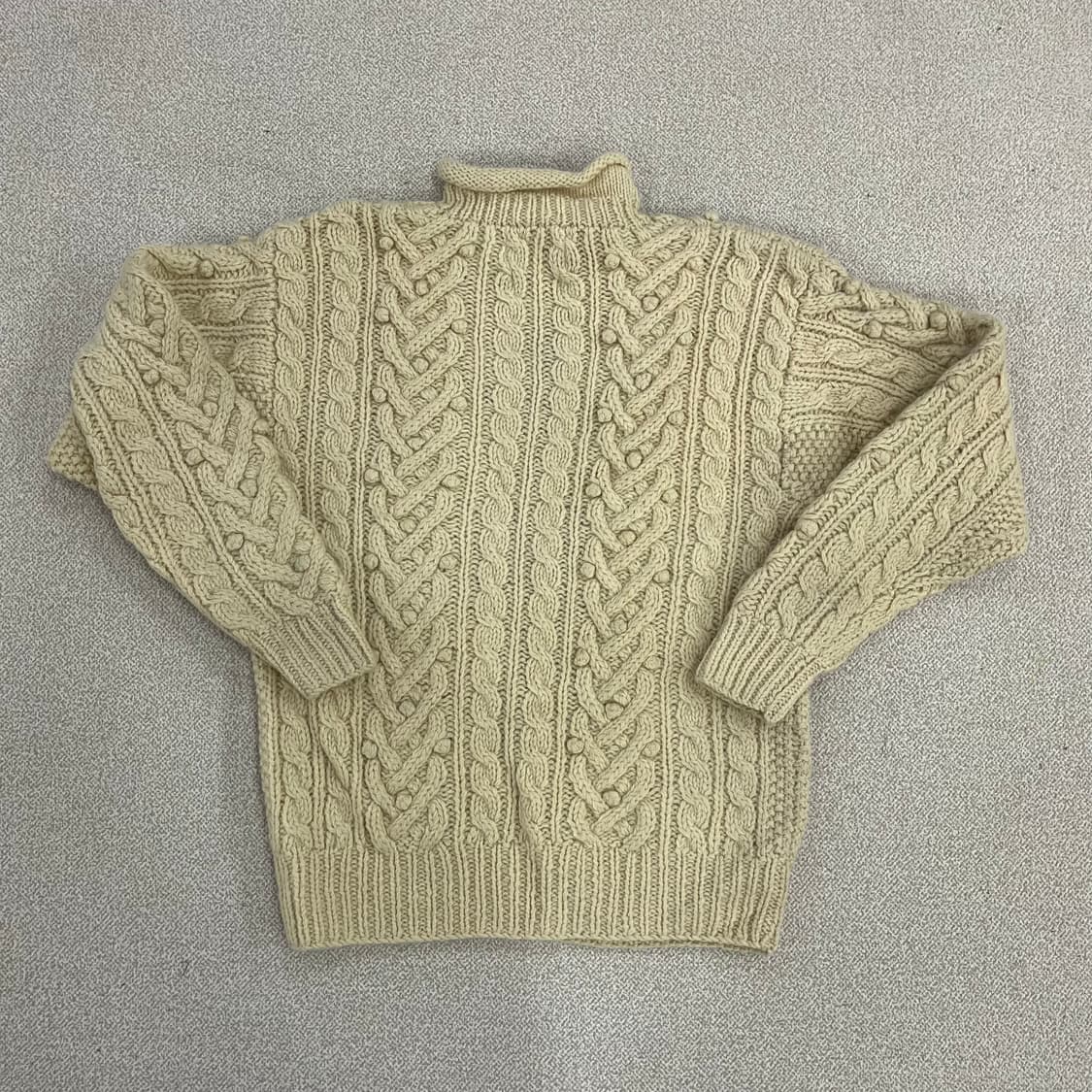 L GQFORD 빈티지 케이블 니트 0129M1 상품이미지4