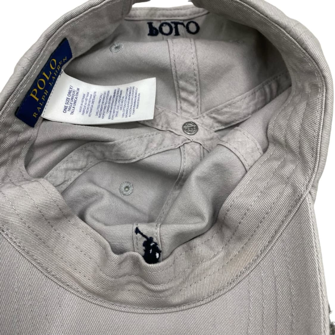 폴로 랄프로레 네이비 포니 연그레이 볼캡 상품이미지6