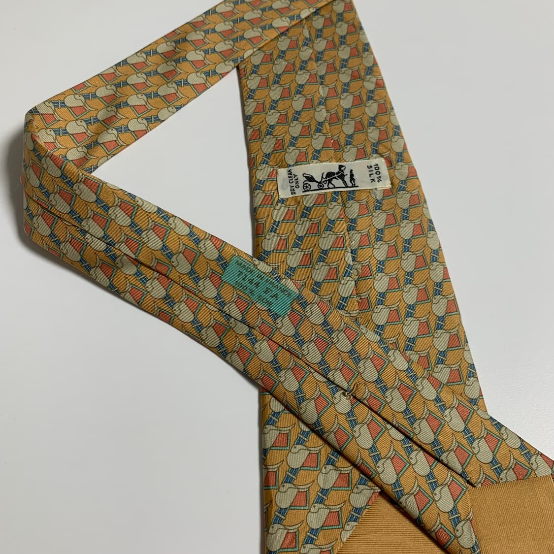 에르메스(HERMES) 명품 빈티지넥타이 100실크 A등급 상품이미지7