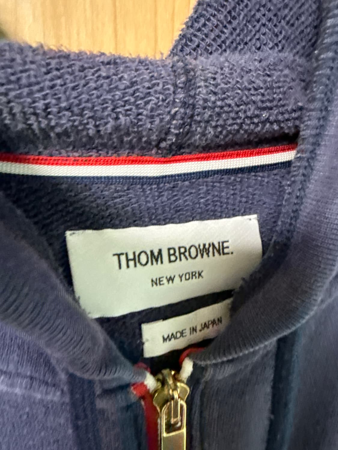 톰브라운 네이비 후드집업 사이즈4 상품이미지2