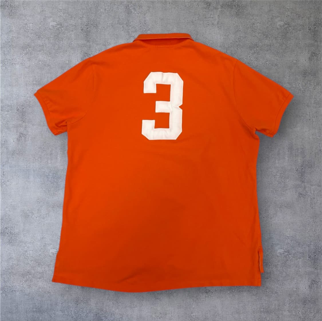 폴로 랄프로렌 오렌지 빅포니 럭비 반팔 카라티 2XL 상품이미지6