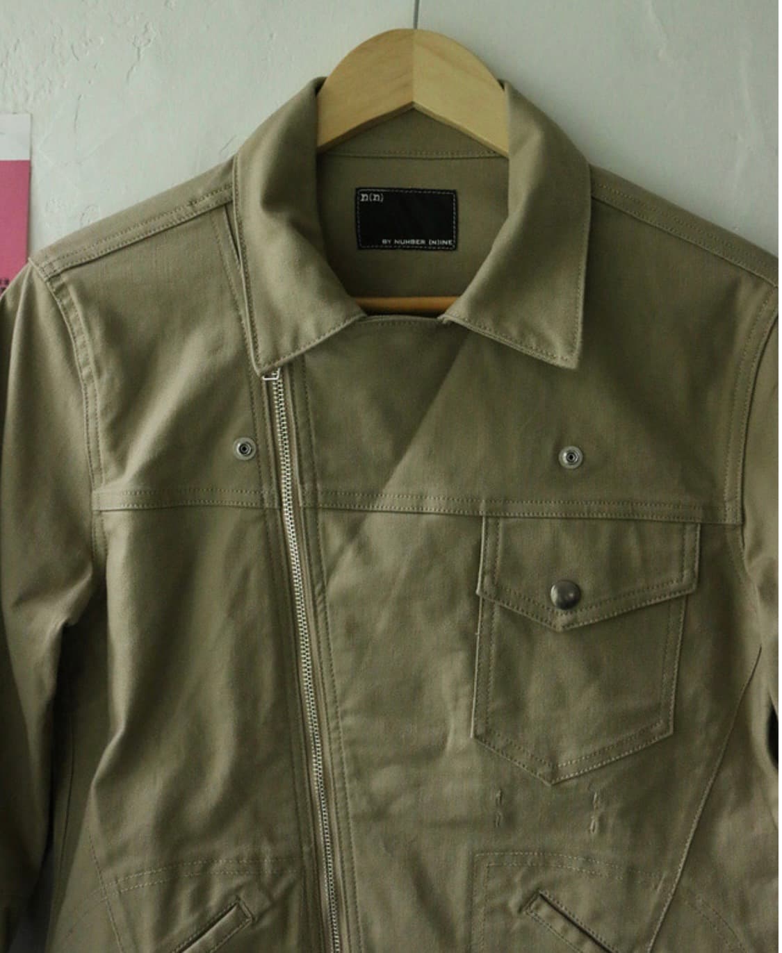 넘버나인 코튼 라이더 자켓 상품이미지2