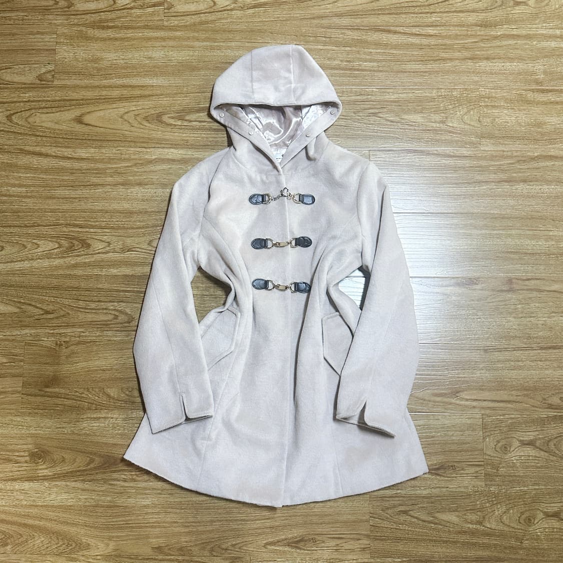 빈티지 핑크 더플 코트 떡코 히메갸루 로걀 라떼 공겜여주 이시하라사토미 상품이미지3