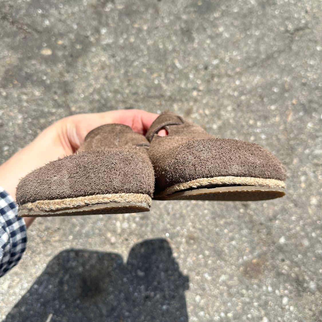 280 캐치볼 CS-01 SUEDE 클로그 뮬 슬리퍼 다크브라운 상품이미지7