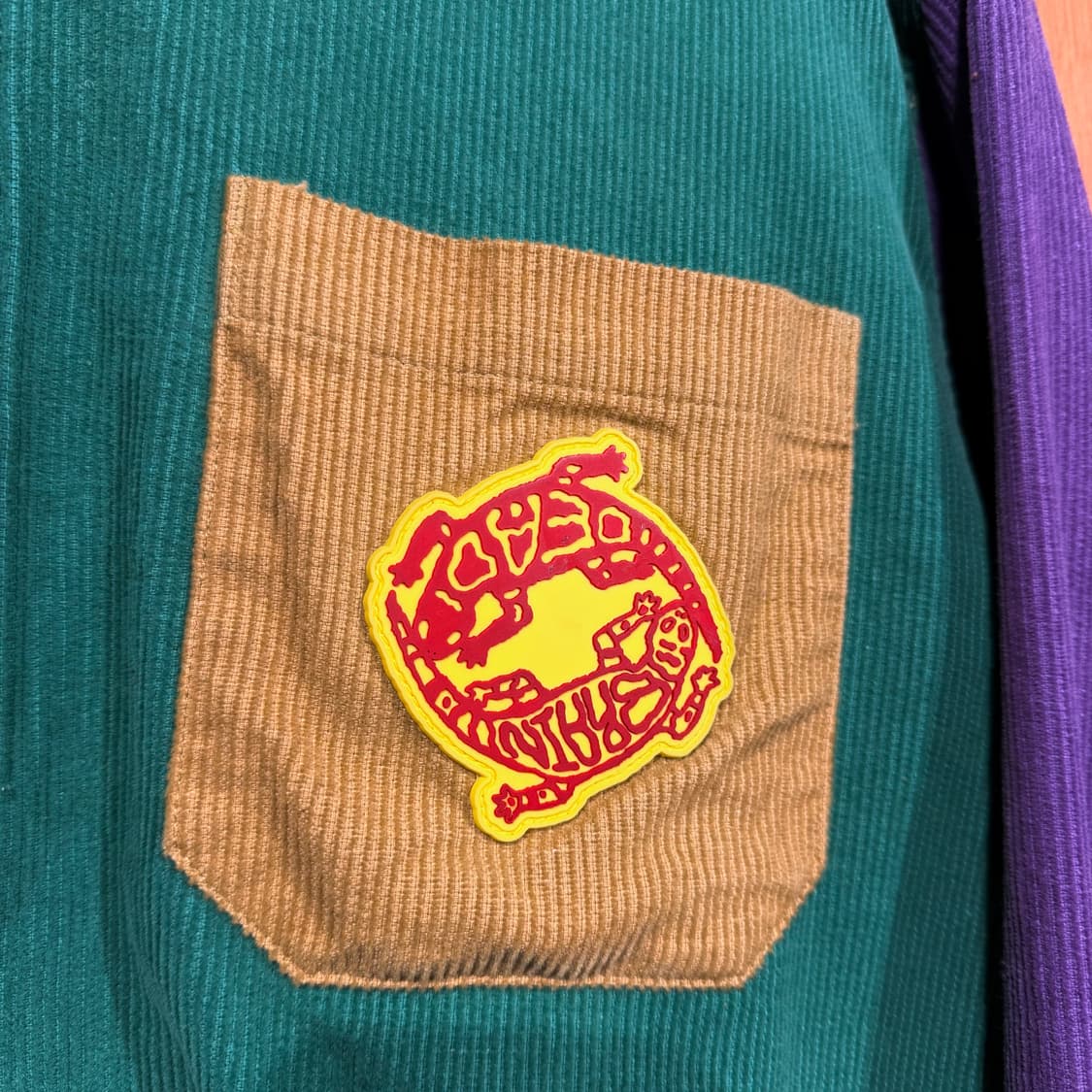 브레인데드 컬러블록 코듀로이 자켓 s 95~100 상품이미지3