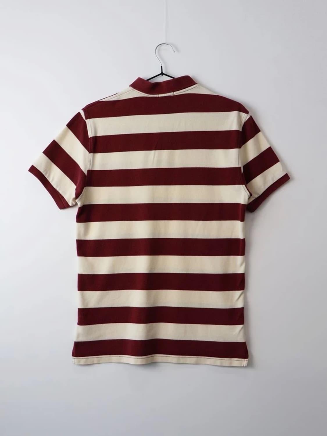 J.CREW Burgundy Stripe Polo Shirt 상품이미지4