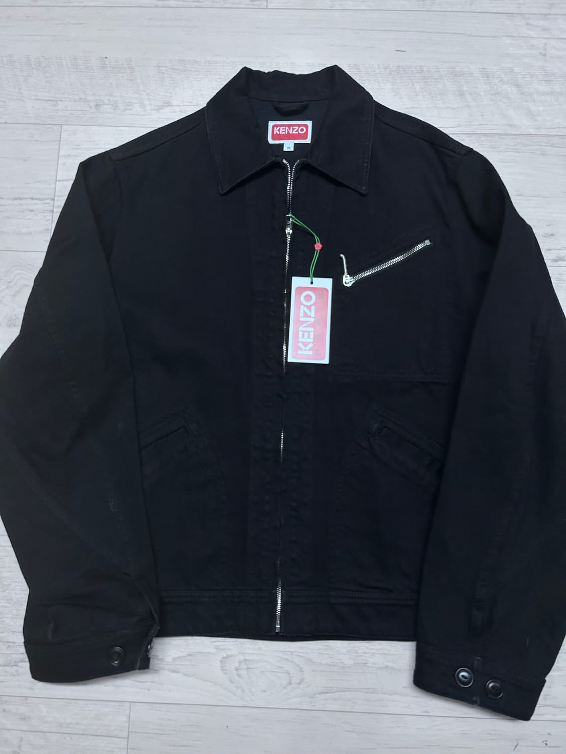 Kenzo 겐조 Lee 91B 복각 블랙 데님 자켓 M 상품이미지1