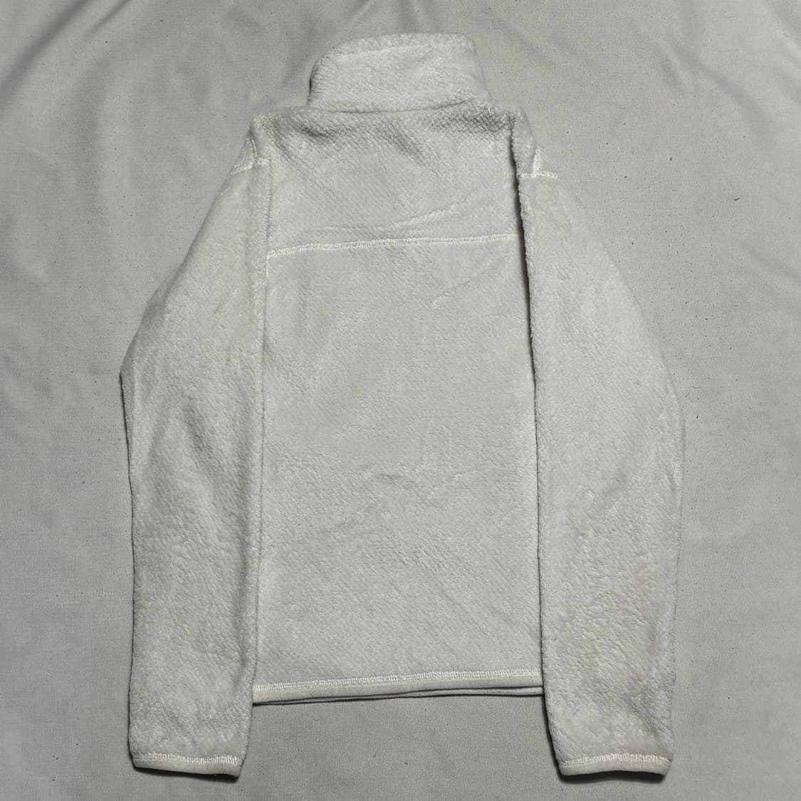 M 파타고니아 여성 화이트 반집업 플리스 상품이미지3