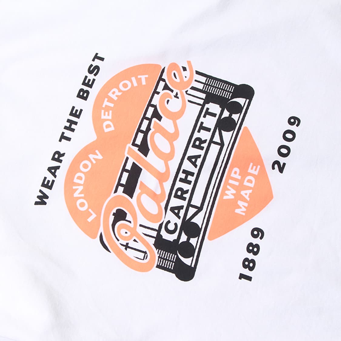  PALACE X CARHARTT "White T-Shirts" 상품이미지3