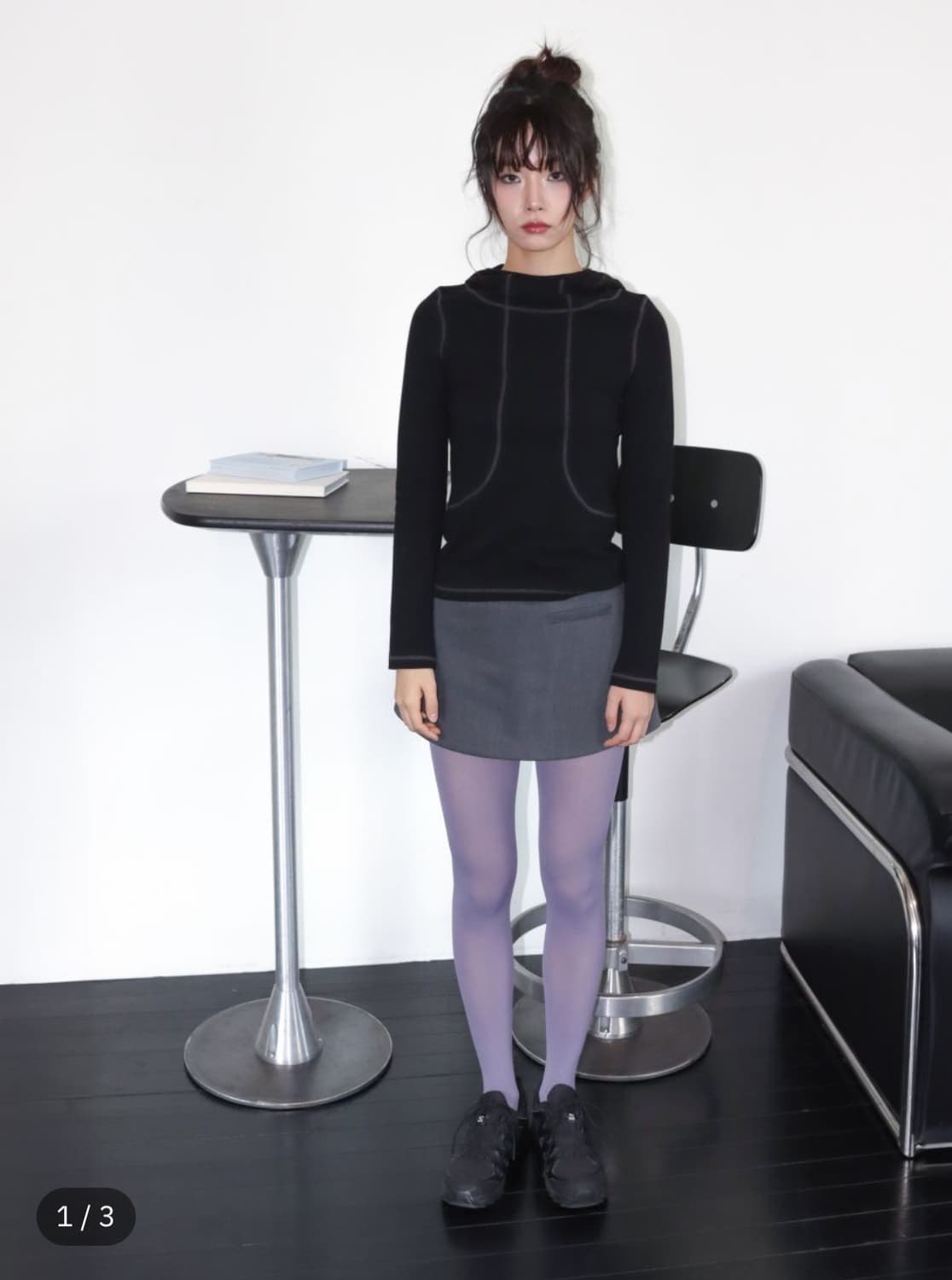 [9만원대 새상품] onska 온스카 후디 롱 슬리브 레이어드티 상품이미지7