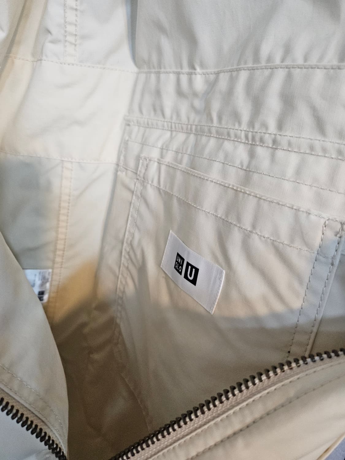Uniqlo U 후디드 코트 네추럴 / 그레이 L 상품이미지6