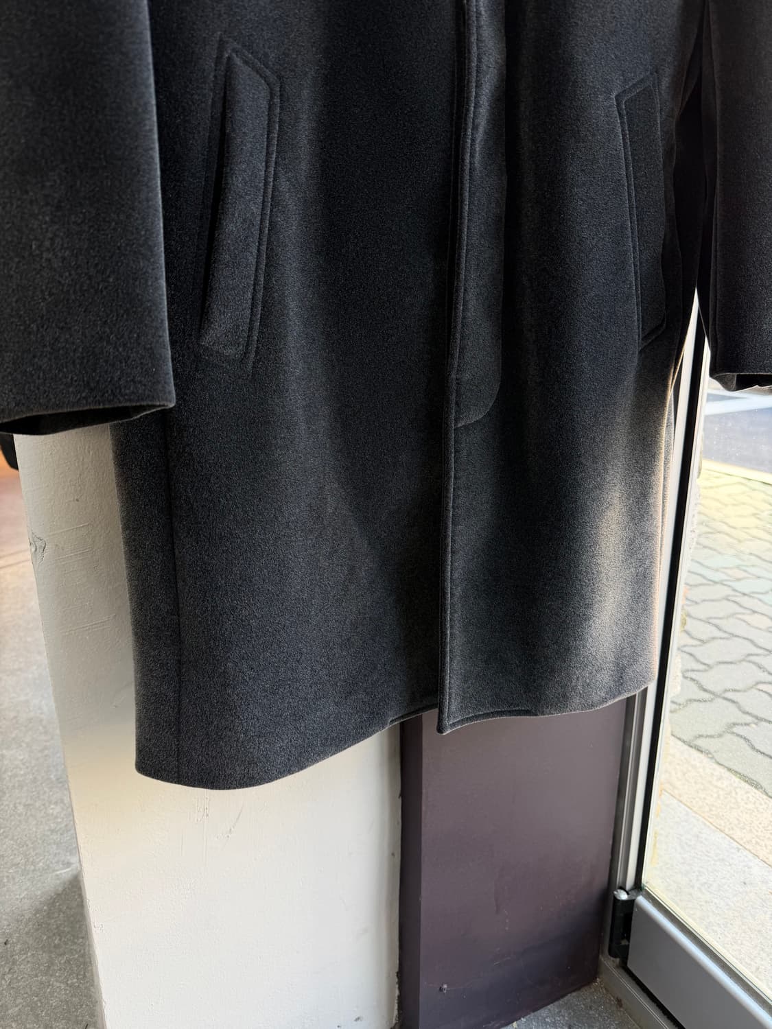 52/ 조르지오 아르마니 90AW 벨벳 울 코트자켓 상품이미지4