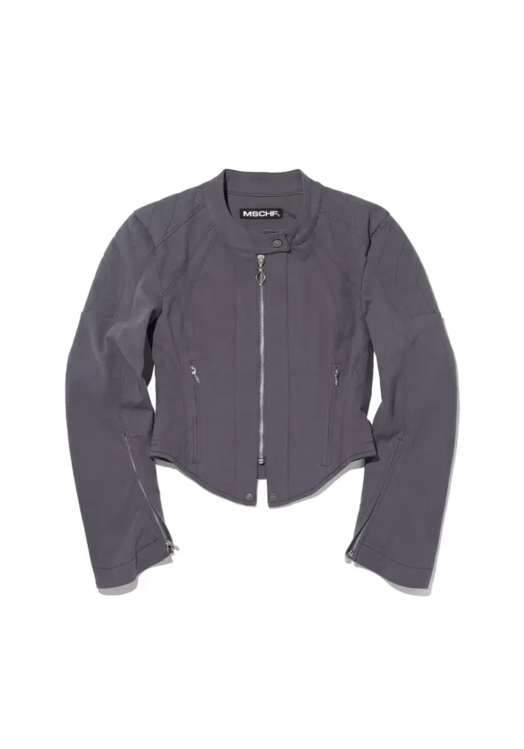 미스치프 COTTON BIKER JACKET PURPLE GREY (M) 상품이미지1