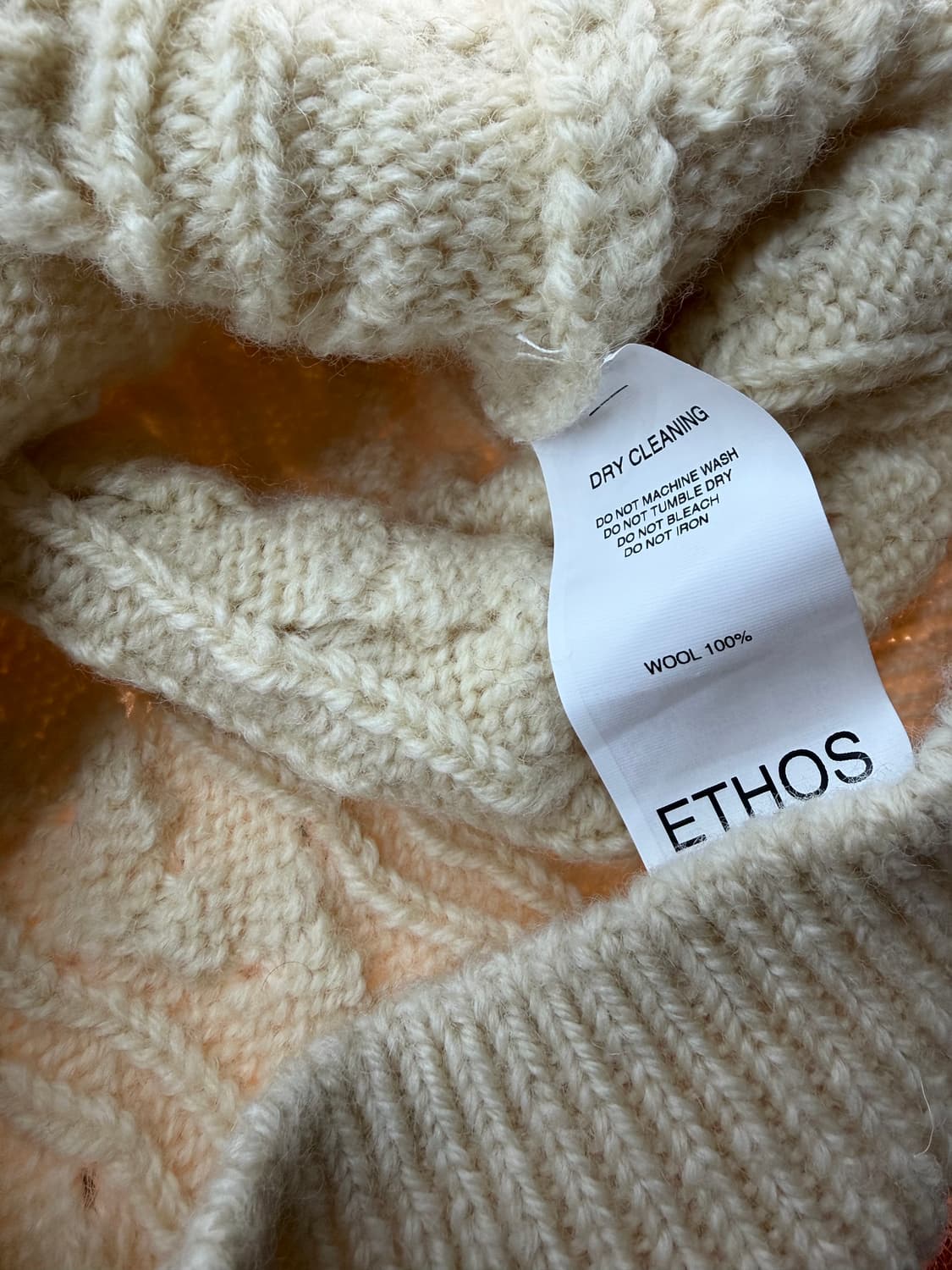 에토스 케이블 스웻 울 니트 상품이미지10
