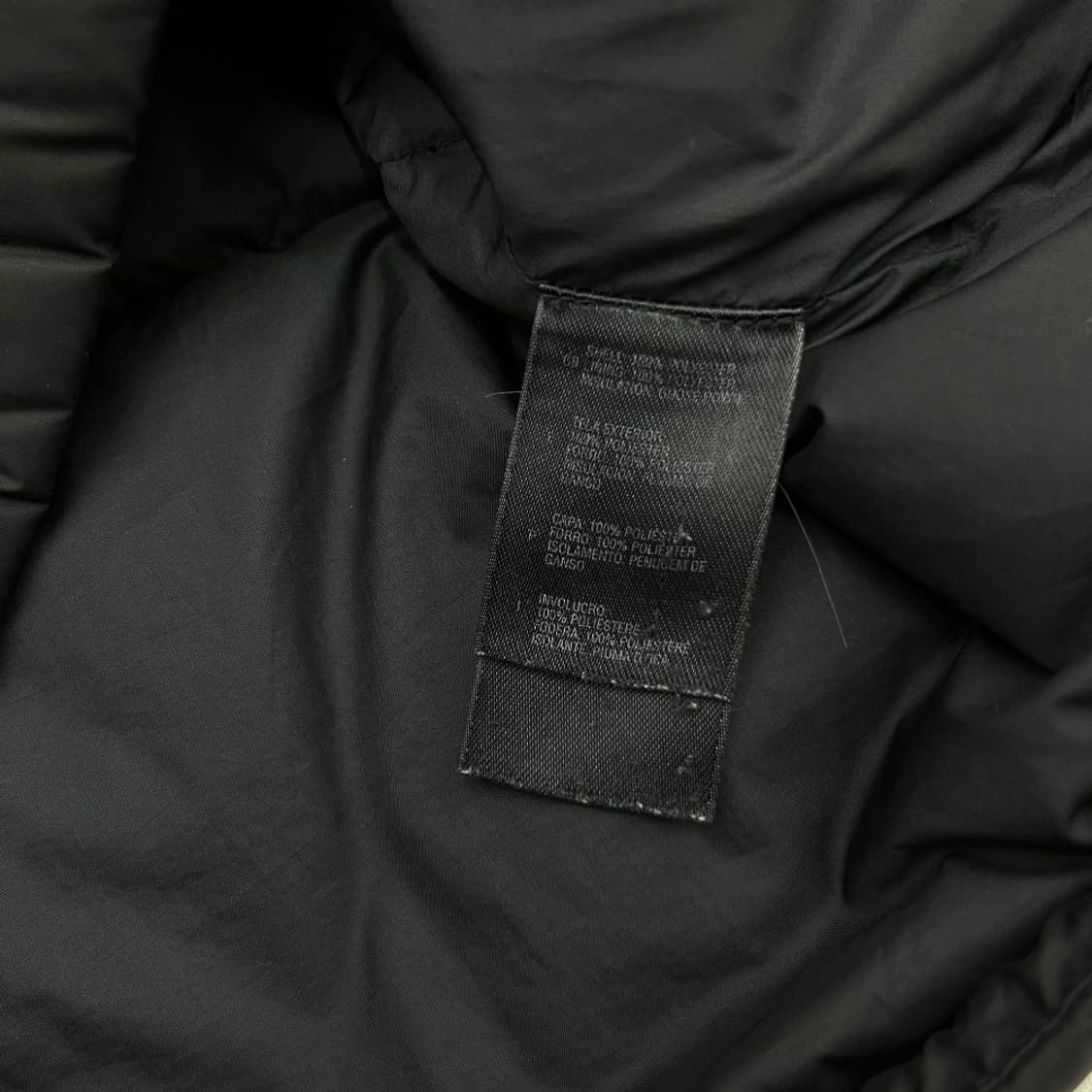 노스페이스 블랙 눕시 패딩조끼 S 상품이미지5