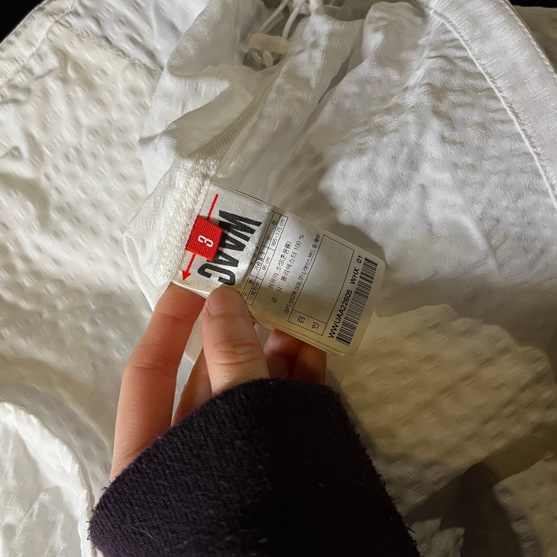 WAAC 반집업 바람막이 스커트 세트 상품이미지8