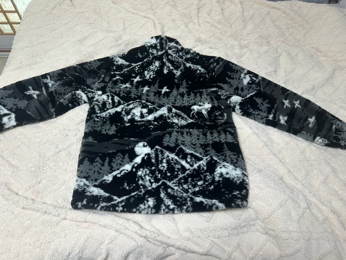 Carhartt WIP 하이 플레인스 라이너 자카드 블랙 설산 후리스 상품이미지4