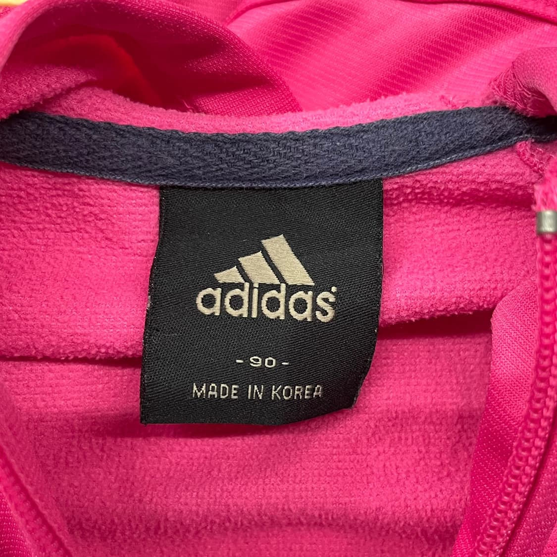 아디다스 핑크 레몬 후드집업 후플 플락 져지 90 상품이미지5