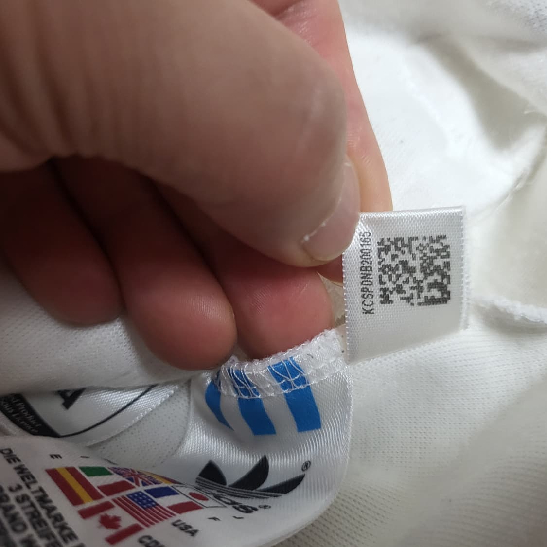 (110)아디다스 흰색 미국 국기 트랙탑 상품이미지4