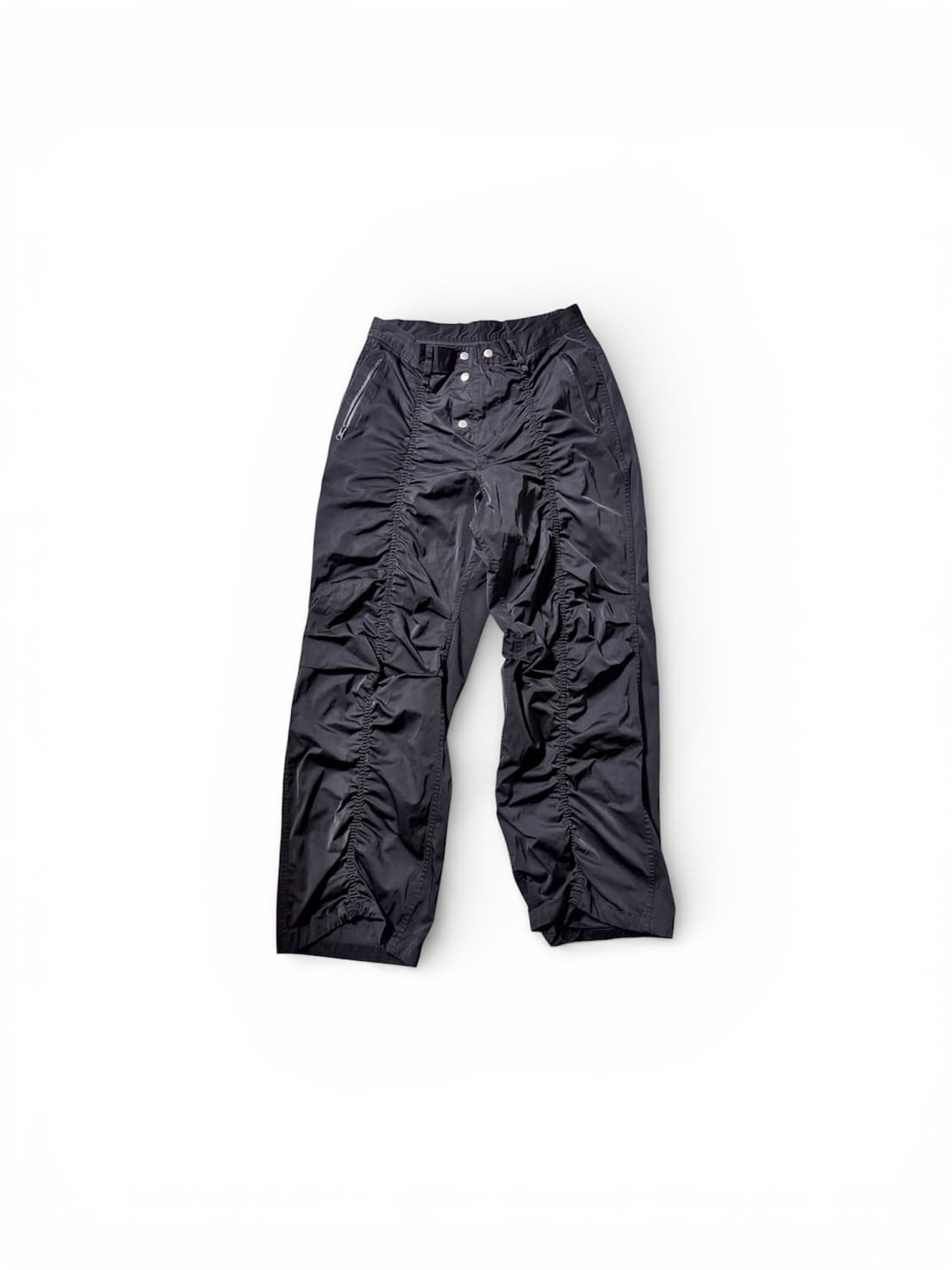 [know wave] 노우 웨이브 퍼커링 팬츠 블랙 L 상품이미지1