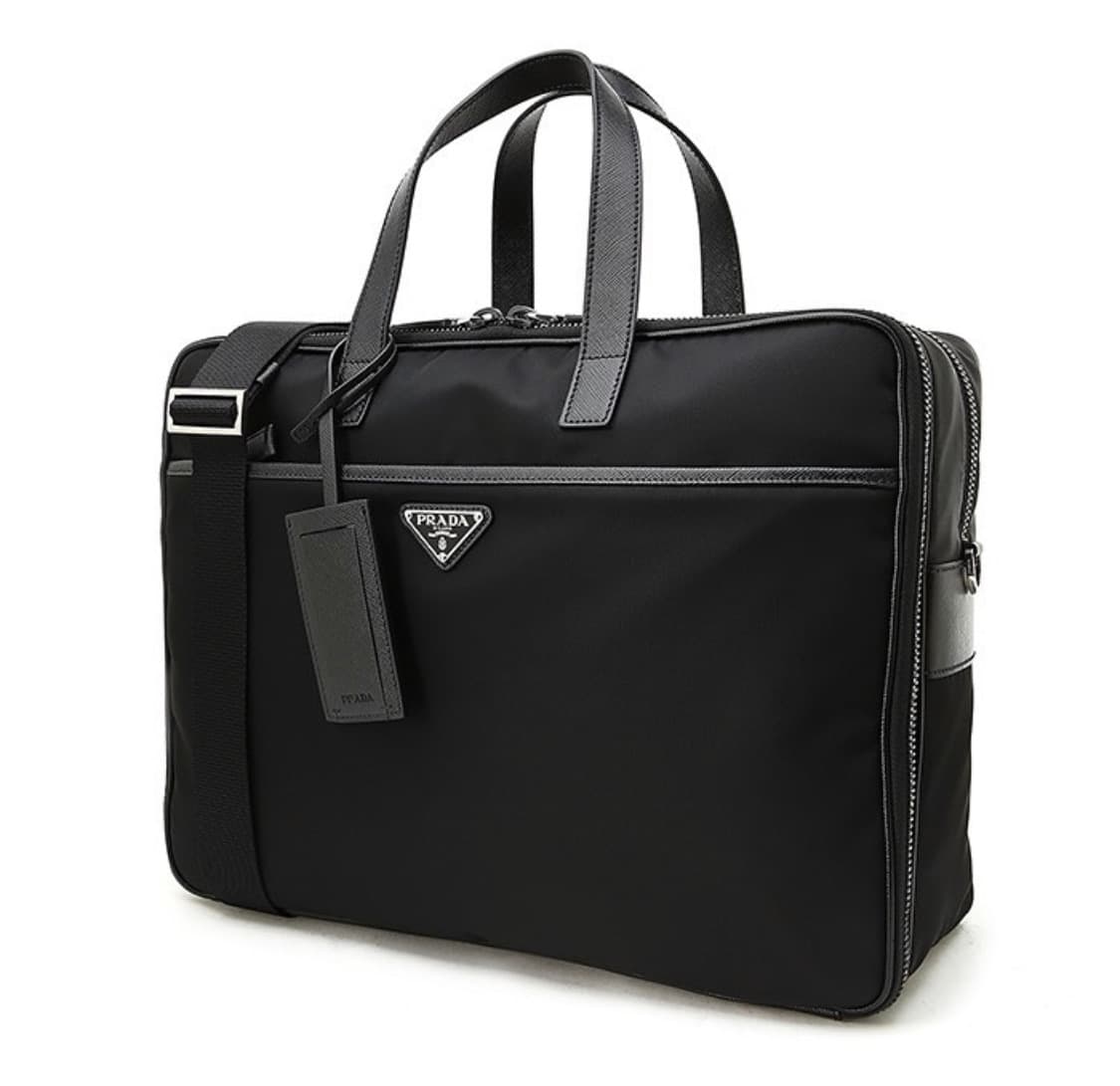 프라다 리나일론 브리프케이스 os 블랙 상품이미지1