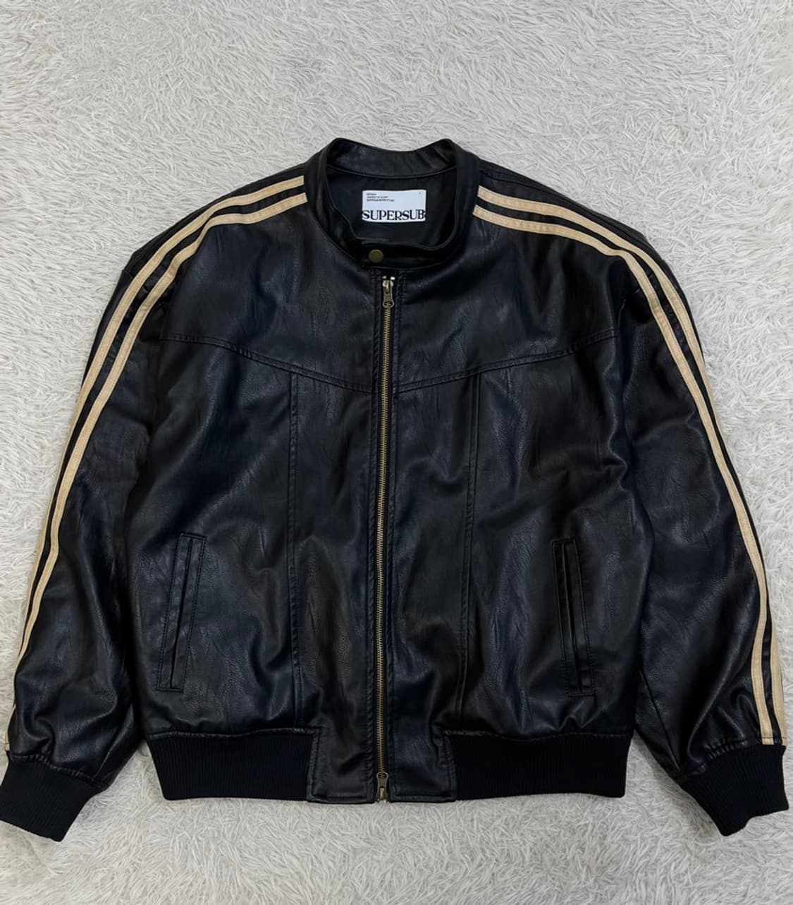 슈퍼서브 빈티지 바이커 레더 자켓/#3357 상품이미지1