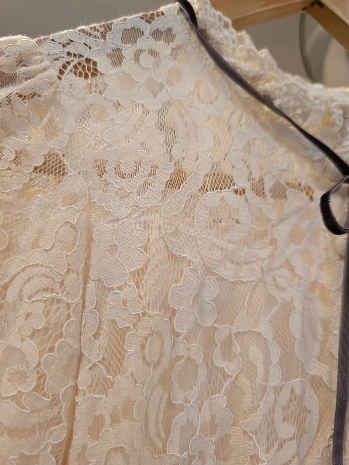 아이보리  레이스 롱 원피스 상품이미지3