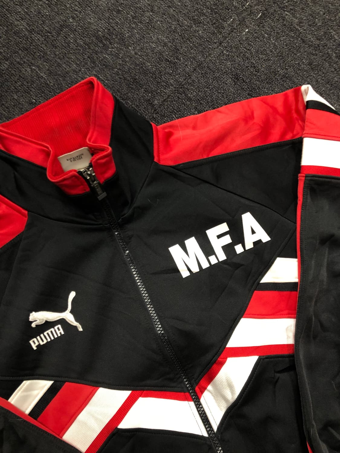 퓨마 올드스쿨 블랙 레드 져지 95  상품이미지6