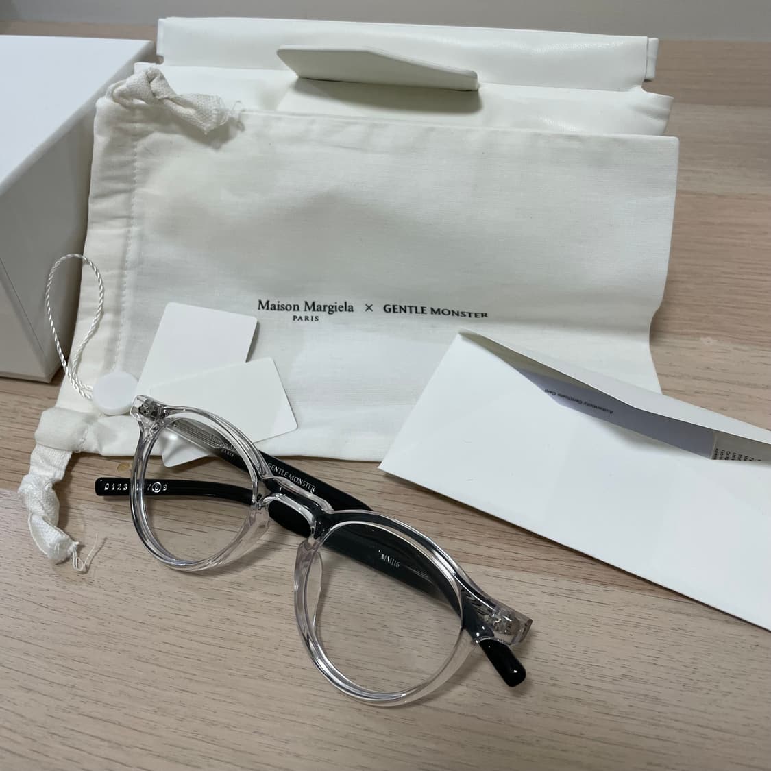 젠틀몬스터 x 메종 마르지엘라 MM116 C1(투명테) 상품이미지1