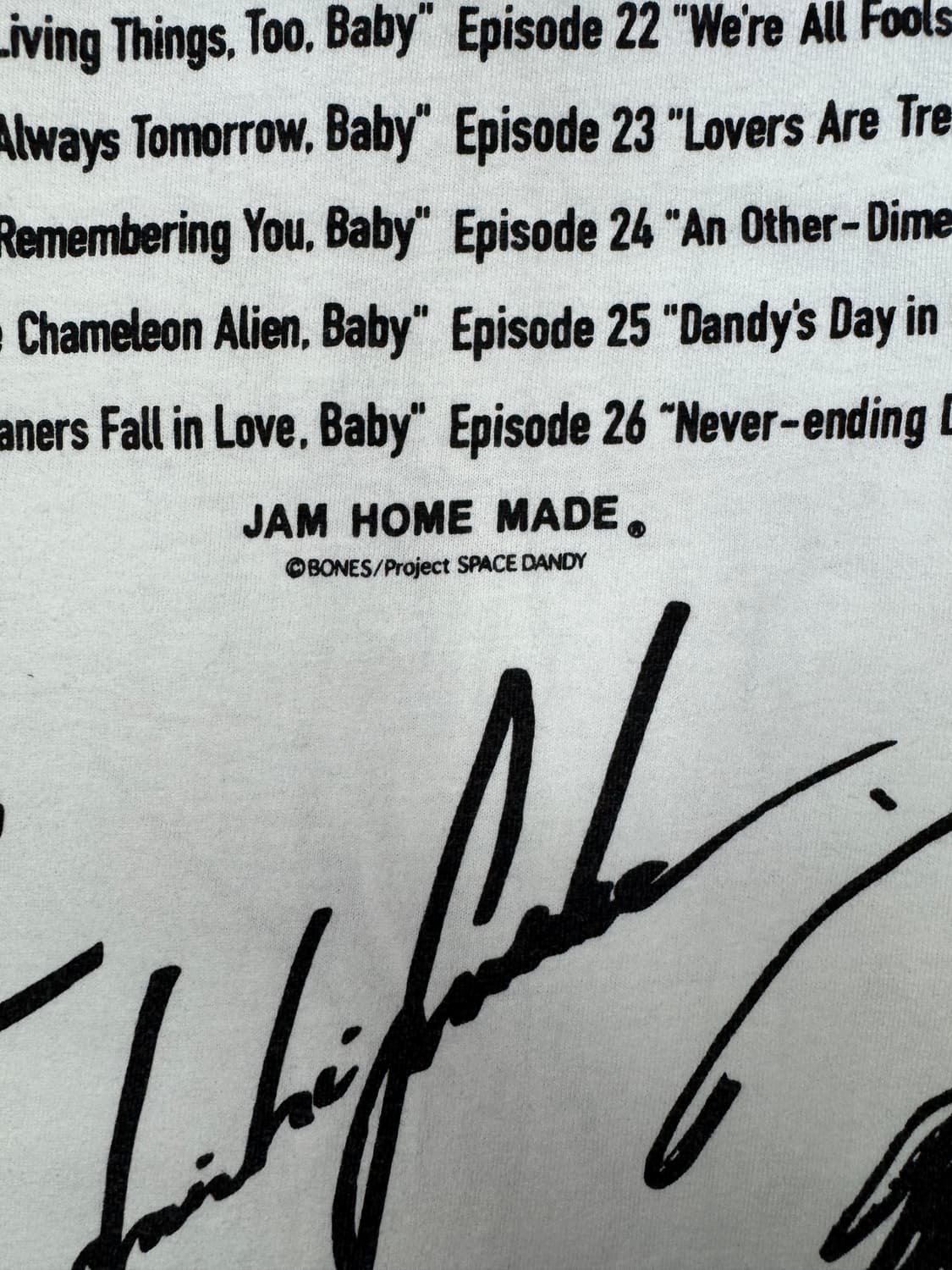 애니메이션 스페이스 댄디 x 잼홈메이드 먀우 티셔츠 L 상품이미지7