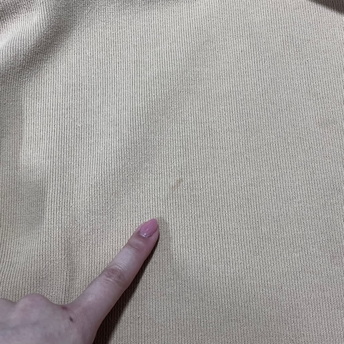 [정품] 폴로 베이지 / 그린포니 반집업 니트 [ M ] 상품이미지5