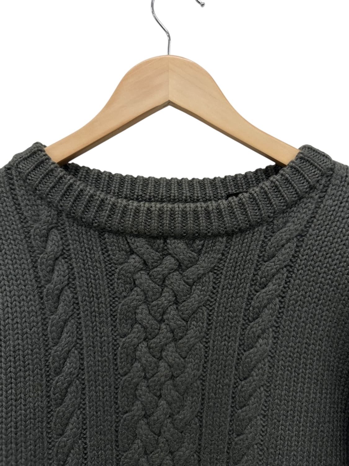 리바이스 울 도톰 니트 카키그레이 (XL) 상품이미지3