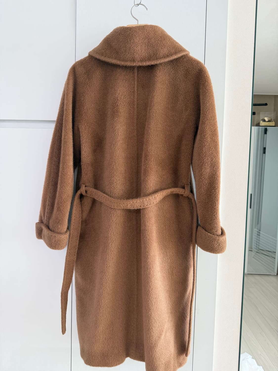 막스마라 알파카 롱코트 42 상품이미지3