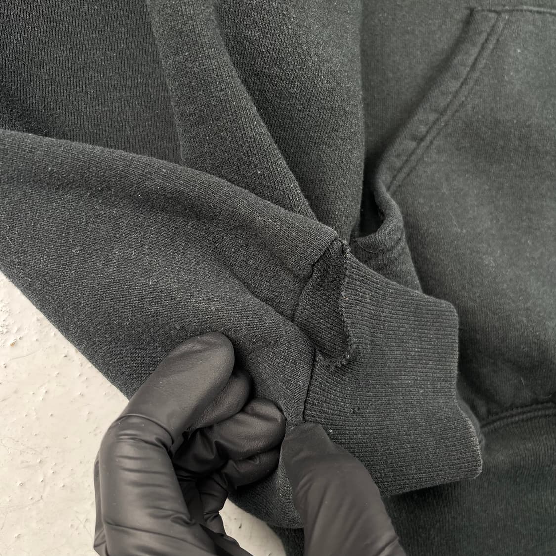 빈티지 러셀 애슬래틱 후드 블랙 상품이미지6