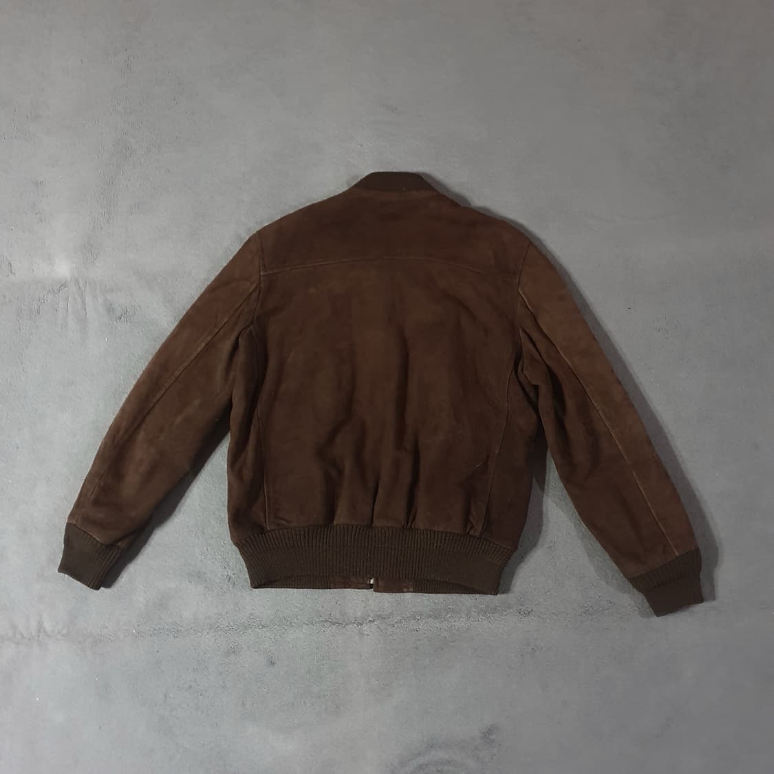 XL 스트롱앤피셔 STRONGS AND FISHER 스웨이드 블루종 자켓 상품이미지5