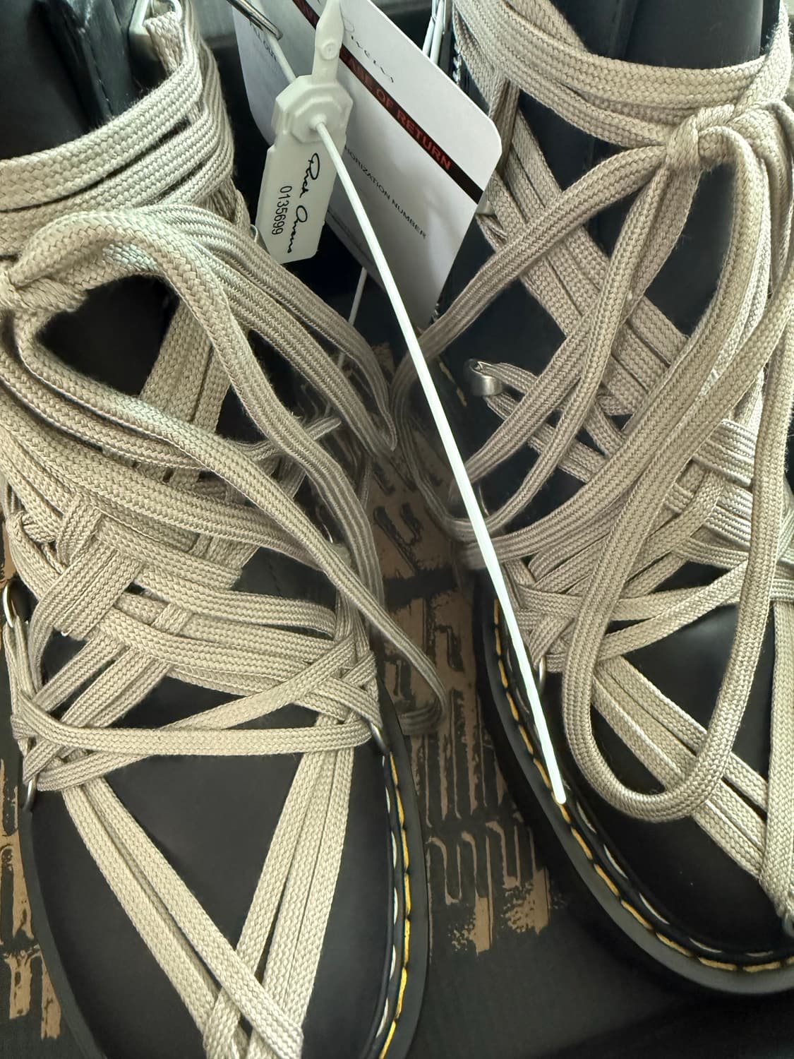 [UK8] 릭오웬스 닥터마틴 상품이미지1