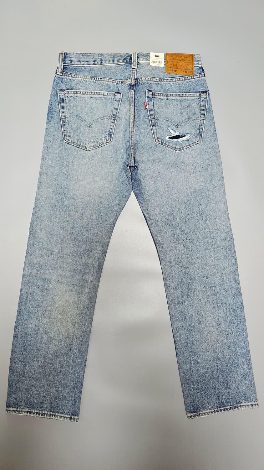 리바이스 501 터키석리벳 셀비지 (W32) LEVIS 501 패치워크 상품이미지9