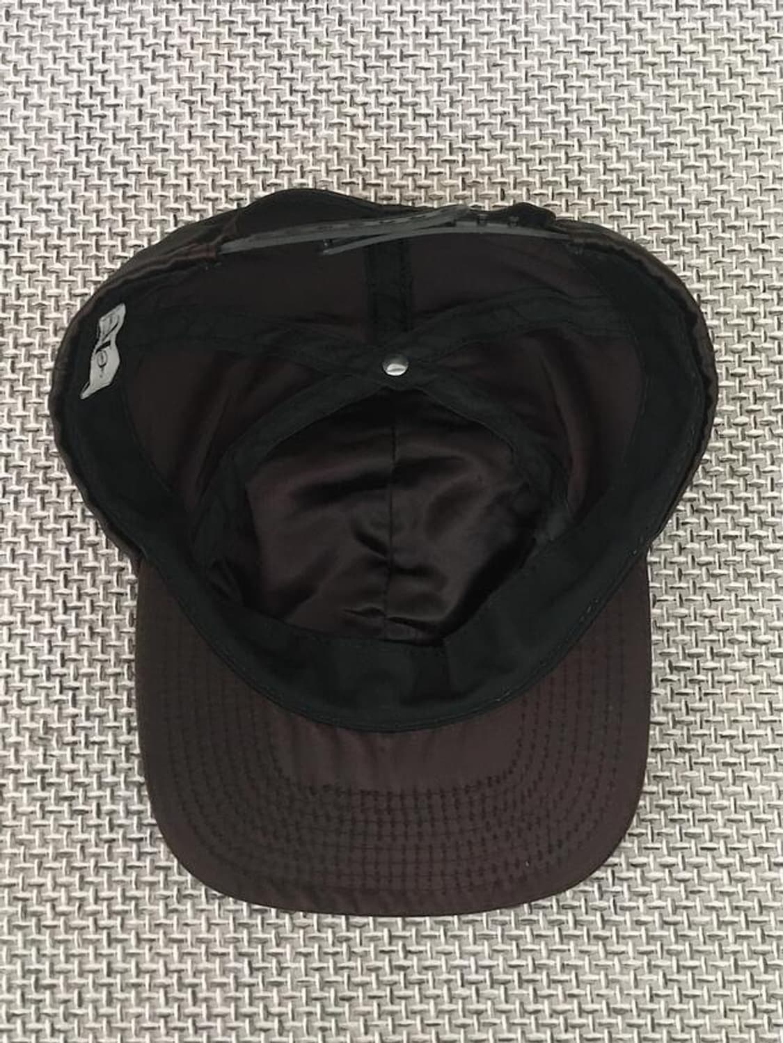 90s USA made Glossy brown ballcaps 상품이미지4
