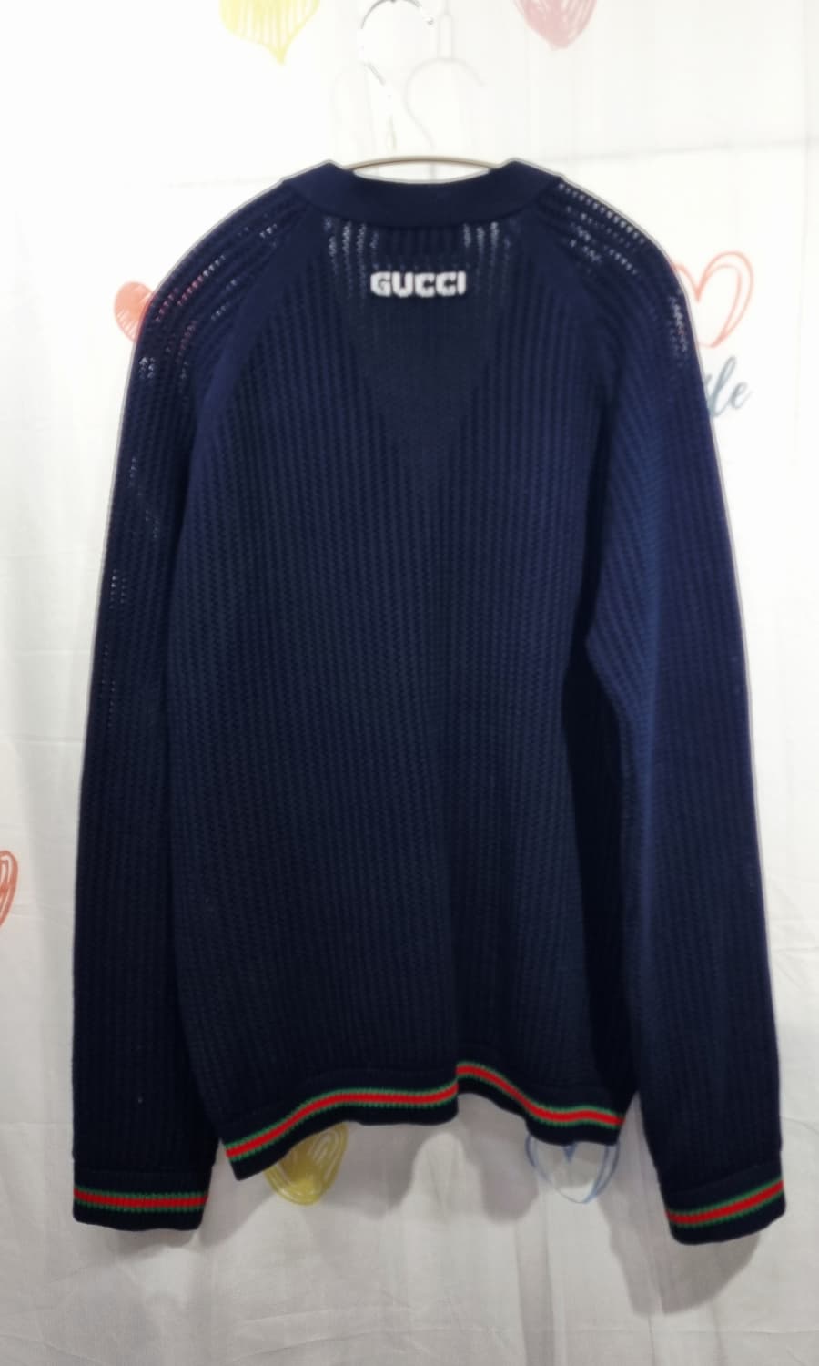 정품) 구찌  코튼 니트 가디건  상품이미지5