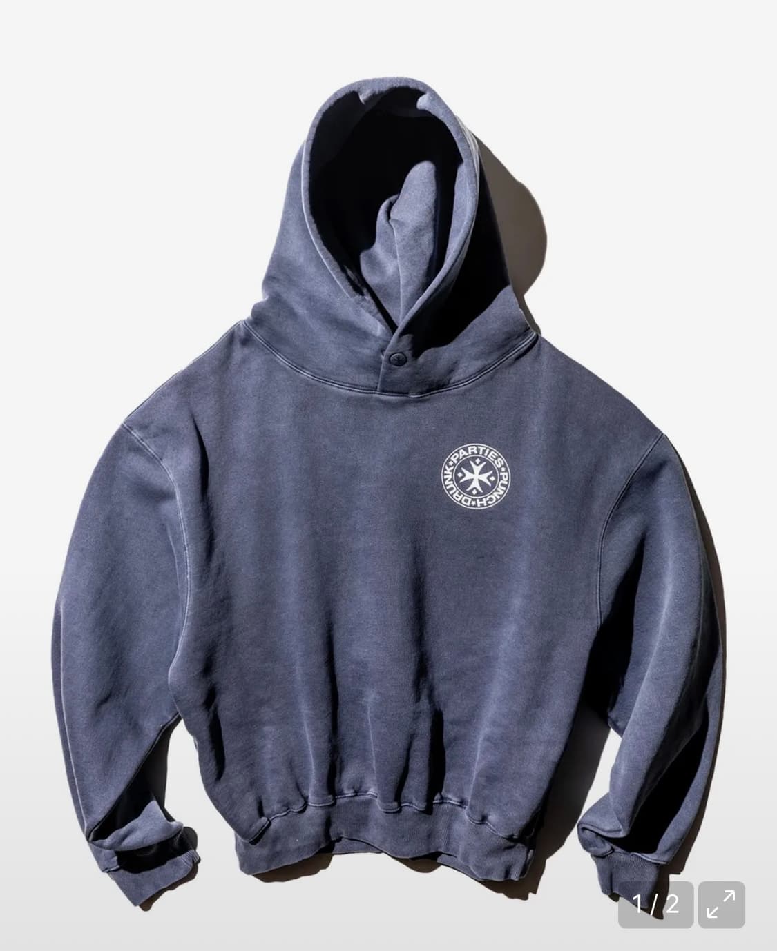 펀치드렁크 파티즈 garment dyed hoodie 상품이미지1