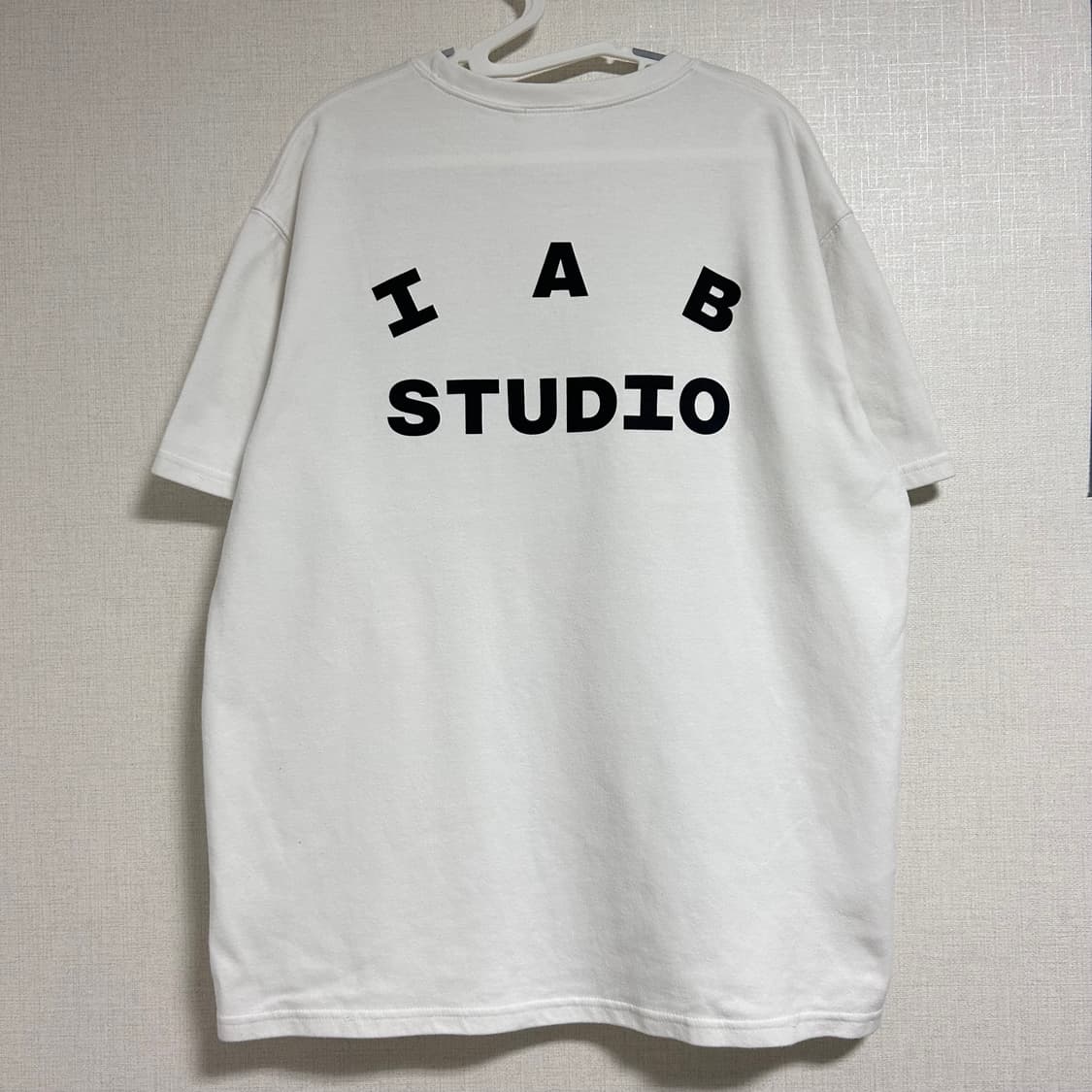 아이앱스튜디오 반팔 티셔츠 화이트 블랙 L 상품이미지6