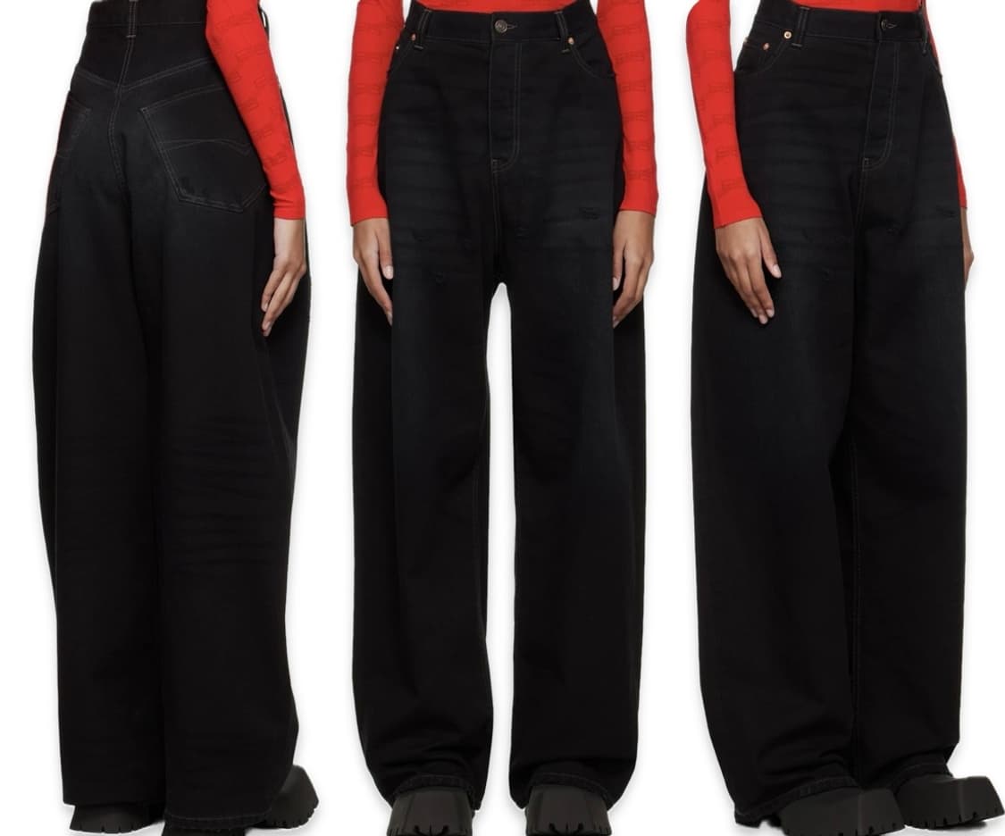 [M] 발렌시아가 라지배기진 논코팅 블랙 상품이미지10