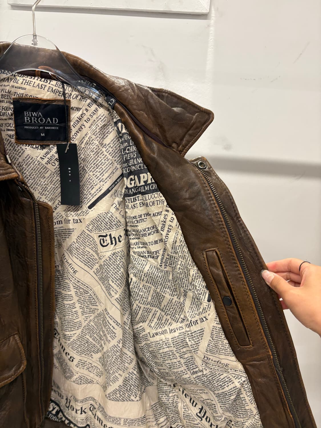 Biwa Broad sheep leather jk 상품이미지6
