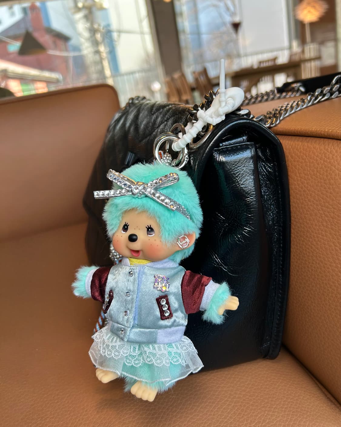 (65) ✨💚정품몬치치커스텀 민트 퍼 리본 스타일 상품이미지9