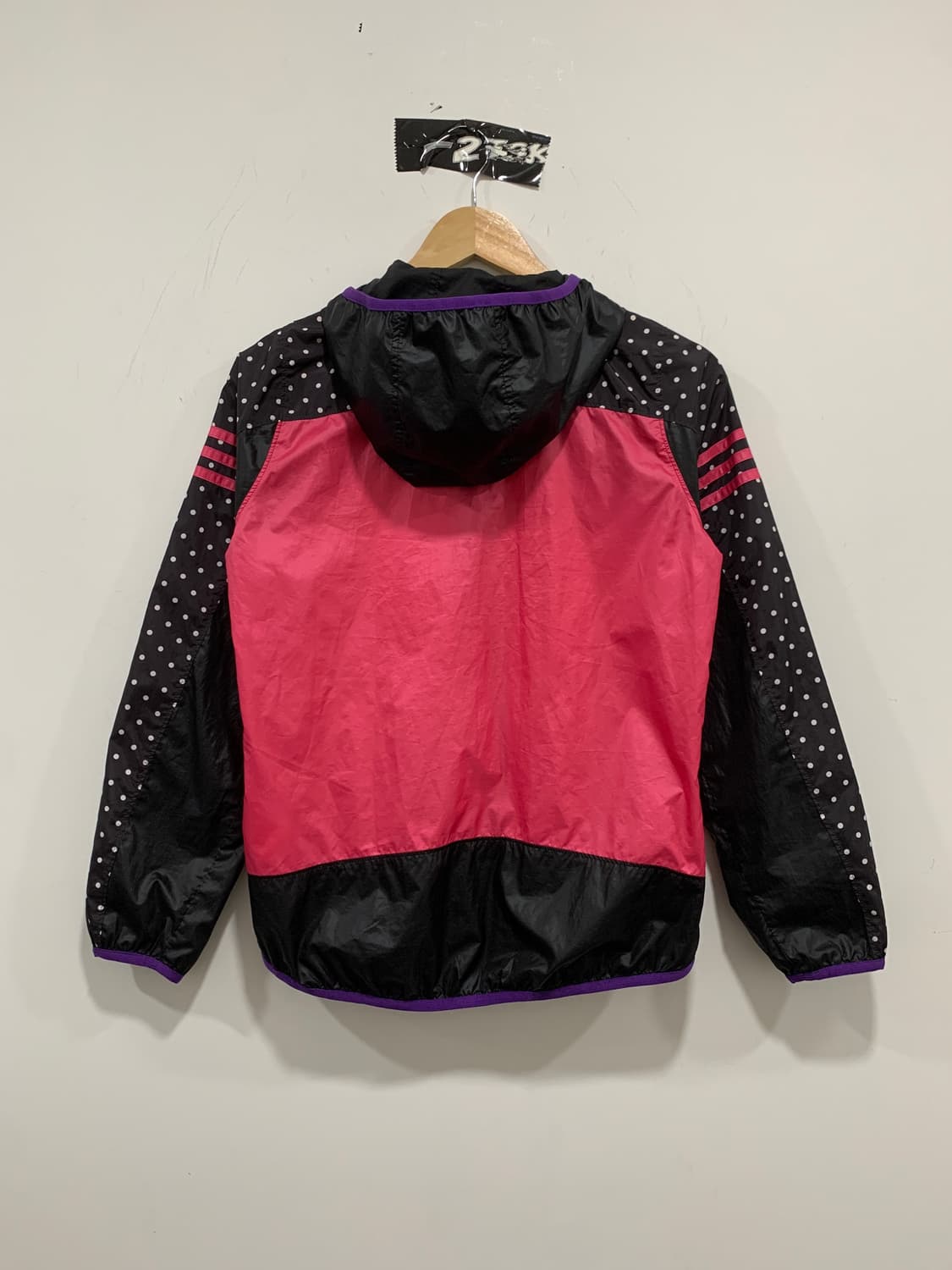 (빈티지)Adidas 아디다스 네오 JPN 도트 땡땡이 윈드브레이커 상품이미지4